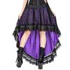Sinister - 1018 Jupe haute - Noir/Violet Product image